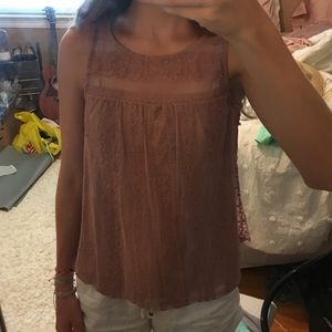 Lily White Precious Pink lace Shitt